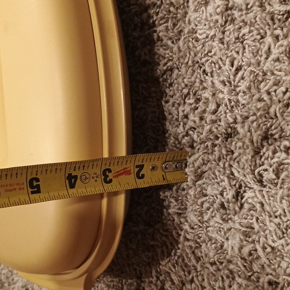 Vintage Tupperware Oval 3 Piece Microwave Steamer 1273-1 1275-2 1274-6 Gold - Picture 7 of 8